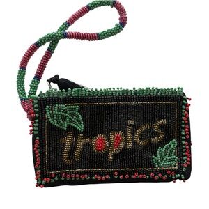 Free People Daydreamer Beaded Wallet “Tropics” | Like New | Zip Pouch